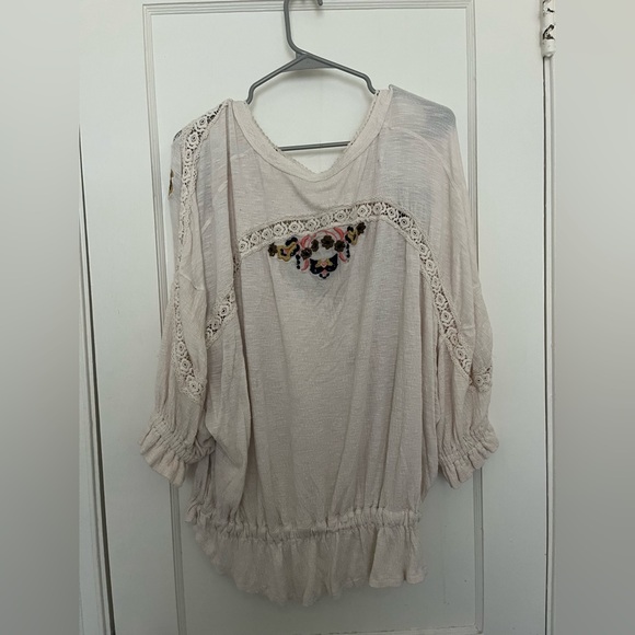 Free People Serafina Floral Embroidered Top - Picture 4 of 7